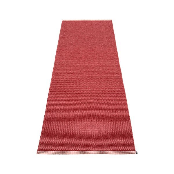 Sarkans iekštelpu un āra celiņa paklājs 70x200 cm Mono Blush – Pappelina