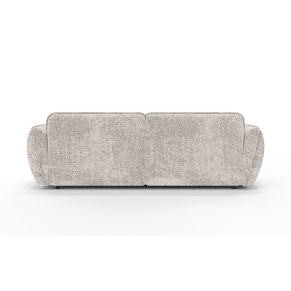 Bēšs stūra dīvāns no šenila auduma (ar kreiso stūri/ar zvilni) Nelia – Ropez-image-4