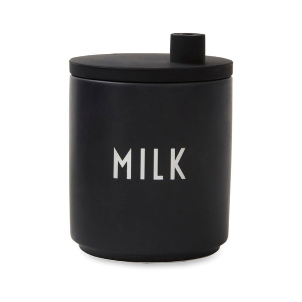Melna porcelāna piena kanna Design Letters Jug, 250 ml