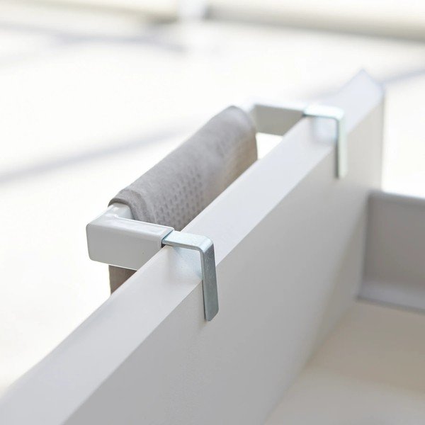 Balts piekarināms virtuves dvieļu turētājs Tower – YAMAZAKI-image-2