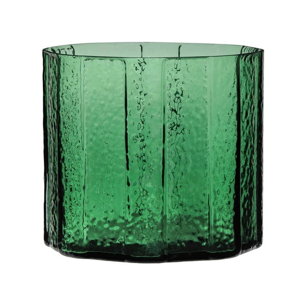 Ar rokām darināta stikla vāze Emerald – Hübsch