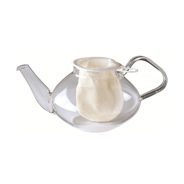 Balts kokvilnas tējas tīkls Westmark, ø 9 cm