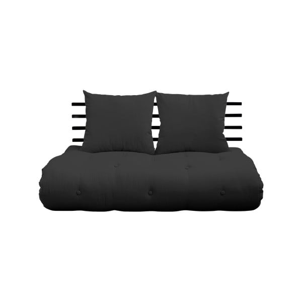 Izlaižams matrača dīvāns Karup Design Shin Sano Black/Dark Grey
