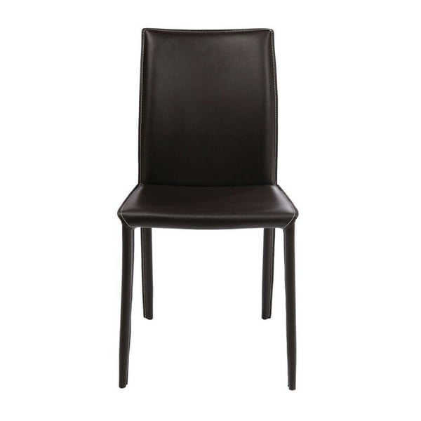 2 tumši brūnu pusdienu krēslu komplekts Kare Design Milano