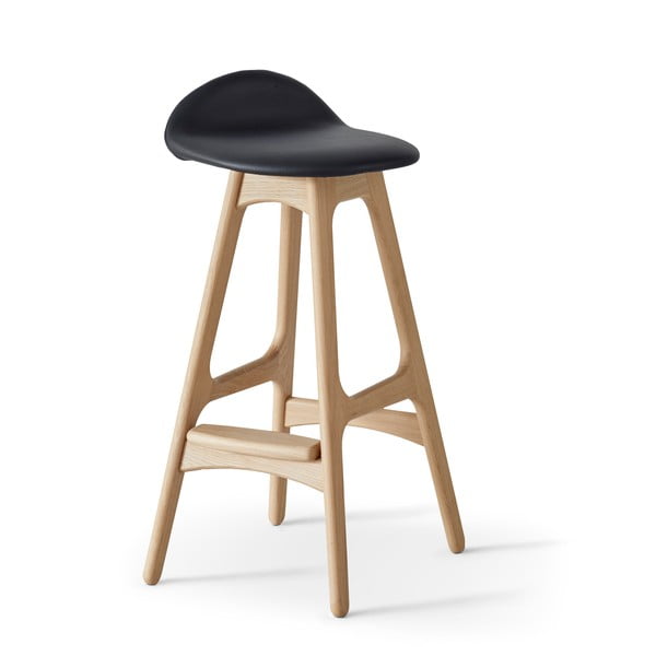 Ādas  grozāms bāra krēsls 79 cm Buck – Hammel Furniture