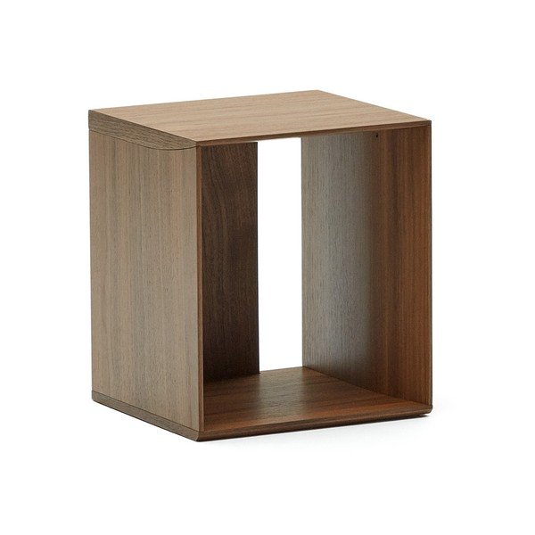 Dabīga toņa modulārā plauktu sistēma ar riekstkoka imitāciju 34x38 cm Litto – Kave Home-image-2