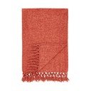 Ķieģeļu sarkans pleds no šenila 130x170 cm Wilson – Catherine Lansfield