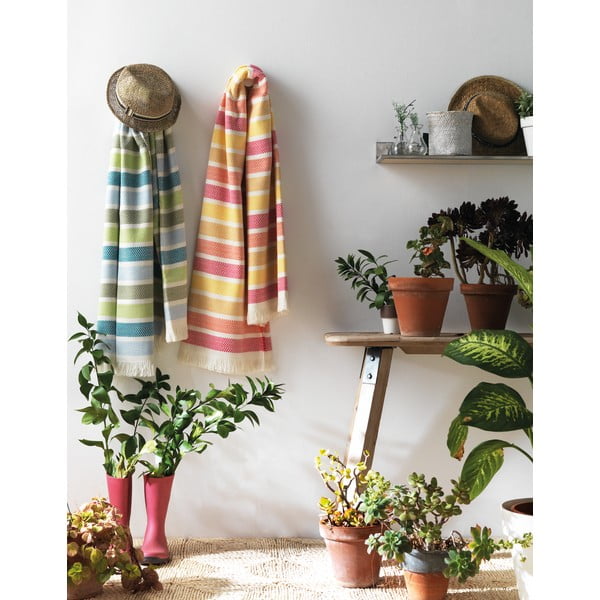 Zili zaļš vasaras pleds Euromant Ocean, 140 x 160 cm-image-1