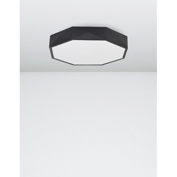 Matēti melna alumīnija LED griestu lampa Eben – Nova Luce-image-2