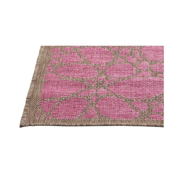 Rozā āra paklājs Floorita Fiore, 135 x 190 cm-image-1