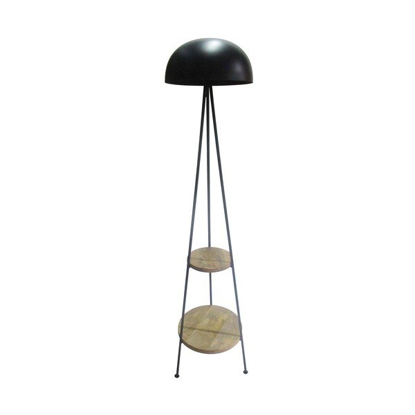 Melna stāvlampa (augstums 150 cm) Ardecor – Sema-image-2