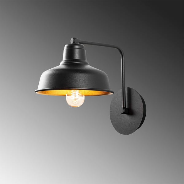 Melna sienas lampa Berceste – Opviq lights-image-3
