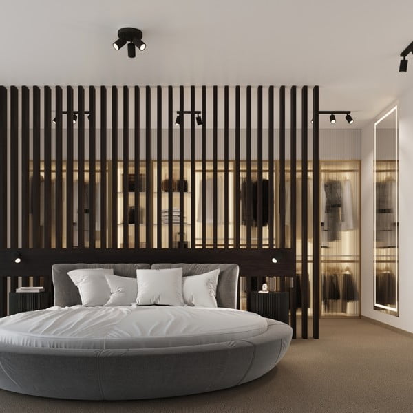 Melna prožektora tipa lampa Gleam – Sollux-image-1