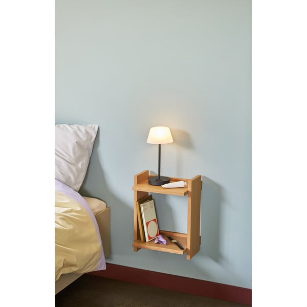 Dabīga toņa daudzlīmeņu sienas plaukts ar ozolkoka imitāciju 34 cm Forma – Hübsch-image-1