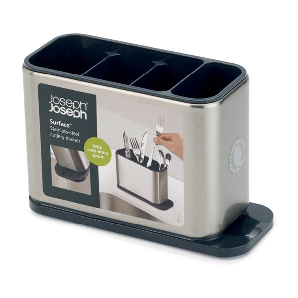 Nerūsējošā tērauda galda piederumu žāvētājs Joseph Joseph Virsma-image-1