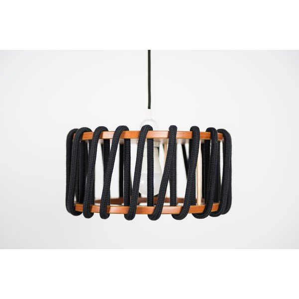 Melna griestu lampa EMKO Macaron, ø 30 cm-image-3
