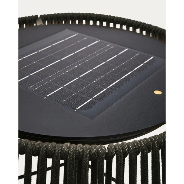 LED galda/pārvietojams āra gaismeklis ar saules baterijām ø 33 cm Aldet – Kave Home-image-2