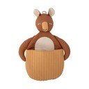 Brūns tekstila bērnu rotaļlietu grozs 46x7,5x33 cm Toto – Bloomingville Mini