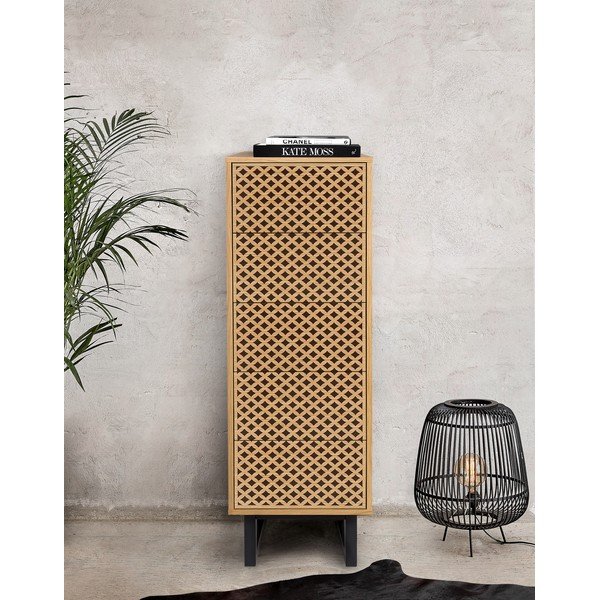 Woodman Camden Diamond kumode, ozols, 40 x 123 cm-image-1