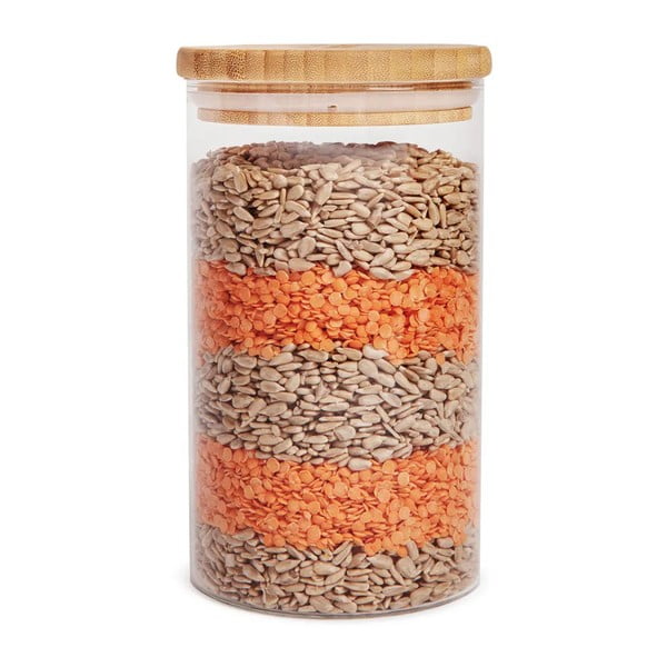 Dzirnaviņu, griešanas dēļa un pārtikas burku komplekts (4 gab.) – Bonami Essentials-image-3