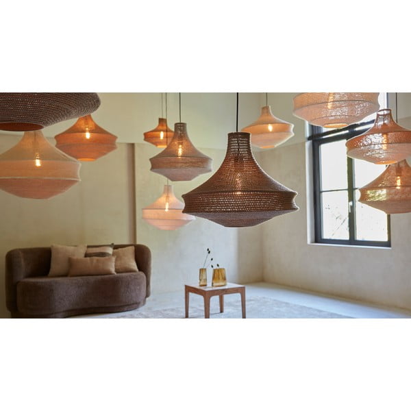 Gaiši brūns abažūrs ø 50 cm Viggo – Light & Living-image-1