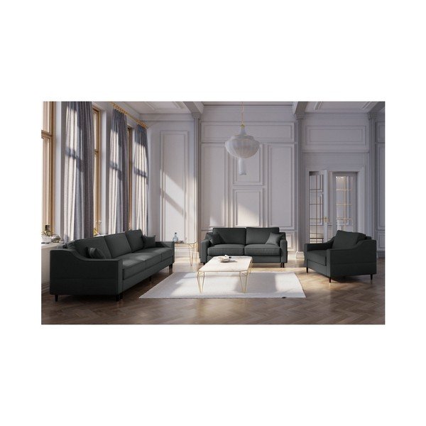 Antracīta pelēks atpūtas krēsls Mazzini Sofas Narcisse-image-4