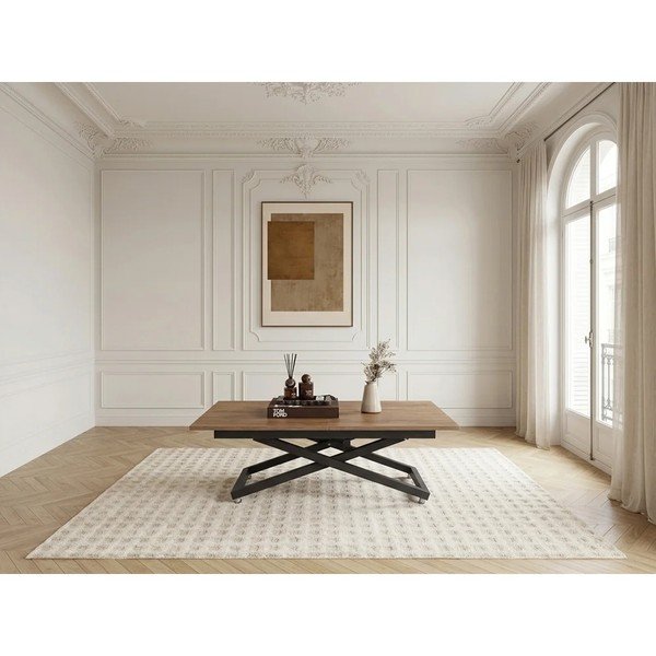 Dabīga toņa žurnālgaldiņš 80x120 cm Diana – Bobochic Paris-image-2