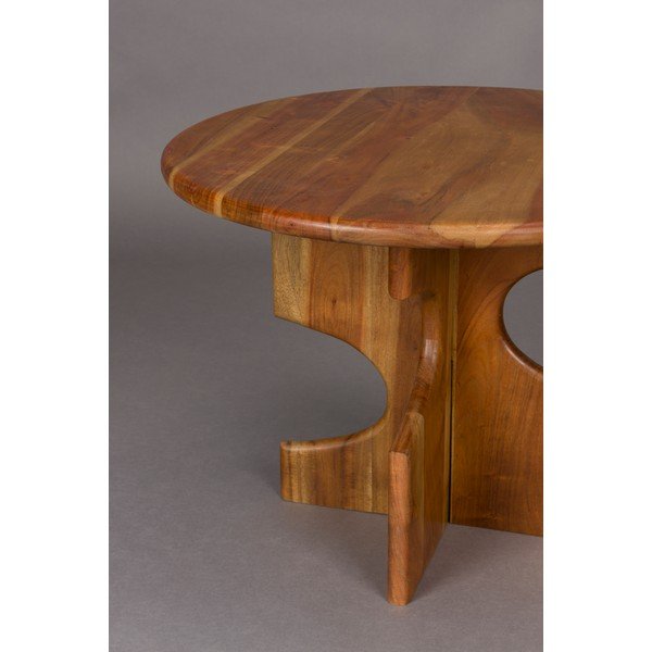 Akācijas masīvkoka apaļš sānu galdiņš ø 60 cm Morgan – Dutchbone-image-4
