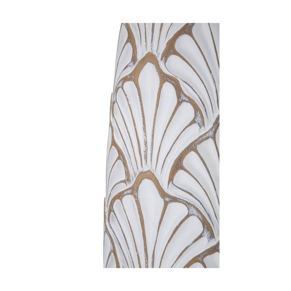 Balta polirezīna augsta vāze 55 cm Panama – Mauro Ferretti-image-4