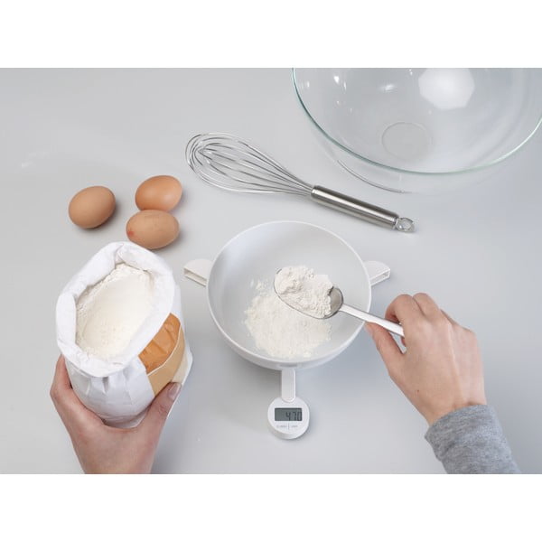 Balti saliekami digitālie virtuves svari Joseph Joseph TriScale-image-4