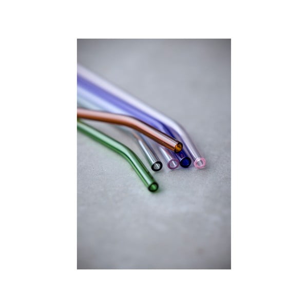 Stikla salmiņi ar tīrīšanas birstīti (4 gab.) – Lyngby Glas-image-2