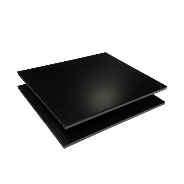 Melni plaukti moduļu plauktu sistēmai (2 gab.) 32x22 cm Mistral Kubus – Hammel Furniture-image-2