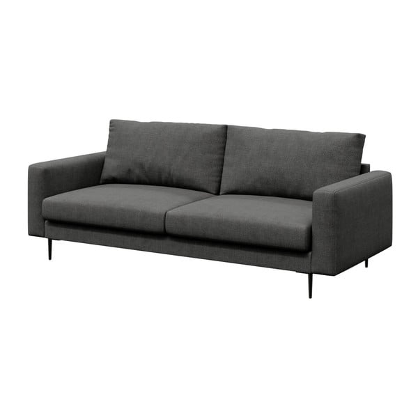 Tumši pelēks dīvāns Devichy Levie, 222 cm-image-2