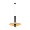 Dzeltena/bēša metāla piekaramā lampa ø 30 cm Olisa – Sollux