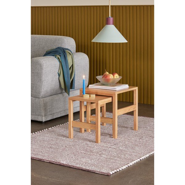 Gaiši zila piekaramā lampa ø 35 cm Crayon – Hübsch-image-3