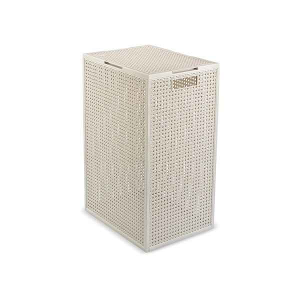 Krēmkrāsas veļas grozs no pārstrādātas plastmasas 60 l Kaya – Curver