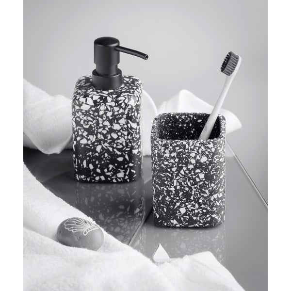 Melns trauks zobu birstēm Wenko Terrazzo-image-1