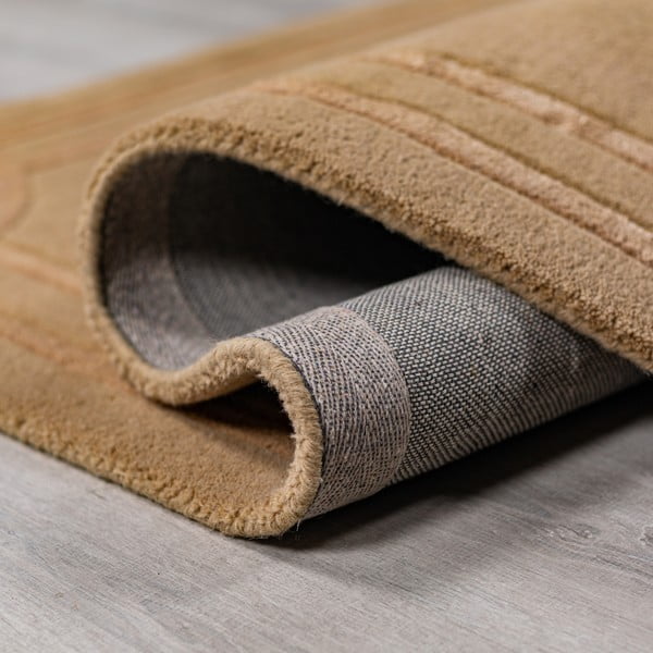 Terakotas oranžs ar rokām darināts vilnas paklājs 120x170 cm Gatsby – Flair Rugs-image-3