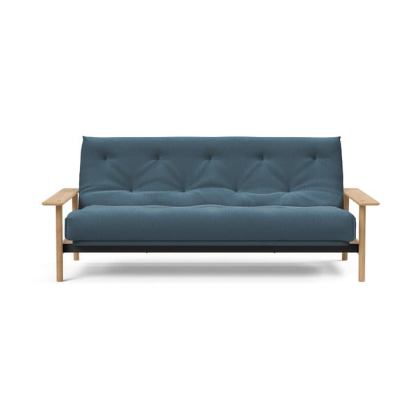 Zila dīvāns gulta Innovation Balder Elegant Elegance Petrol, 97 x 230 cm