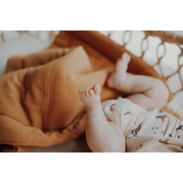 Konjakbrūns bērnu gultiņas komplekts – Malomi Kids-image-1
