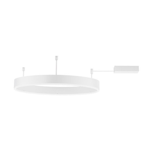 Matēti balta alumīnija LED griestu lampa ar regulējamu spilgtumu Motif – Nova Luce
