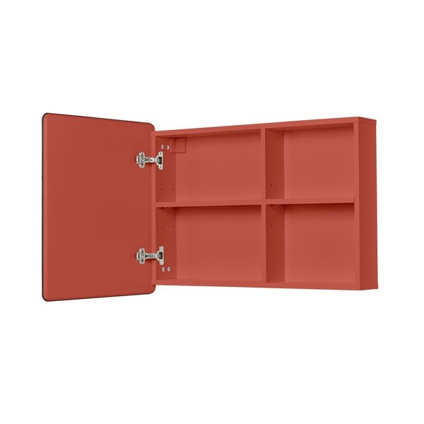 Sarkans piekarams/ar spoguli vannas istabas skapis 80x58 cm Color Bath – Tom Tailor-image-3