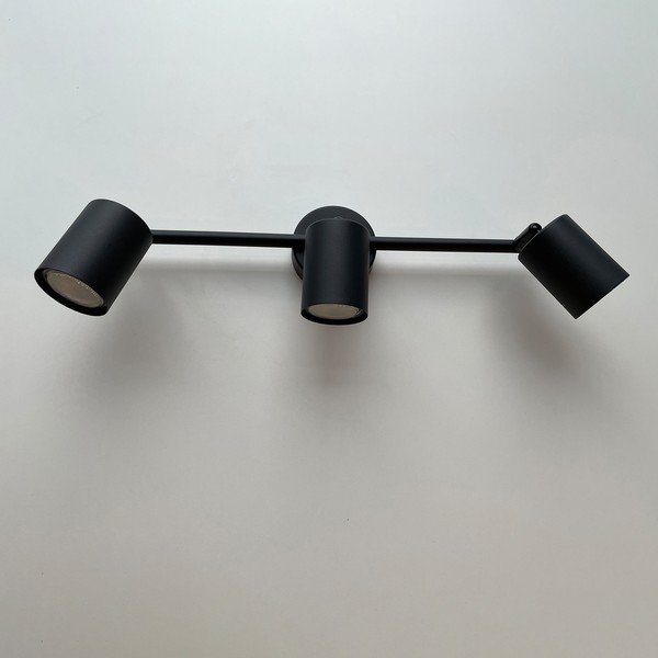 Melna metāla LED prožektora tipa lampa 8x42 cm Vano – Fischer & Honsel-image-1