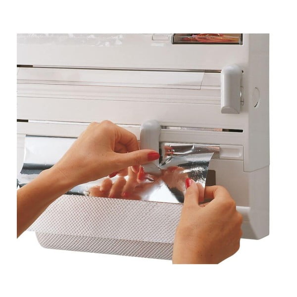 Balts plastmasas sienas folijas un papīra dvieļu turētājs Parat – LEIFHEIT-image-4