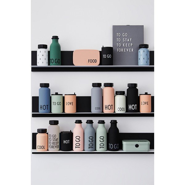 Melna termo pudele Design Letters Hot, 500 ml-image-4