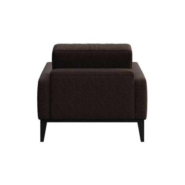 Brūns atpūtas krēsls MESONICA Musso Tufted-image-1
