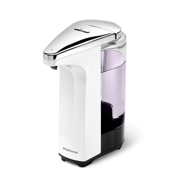 Balts automātiskais ziepju dozators no plastmasas 237 ml – simplehuman-image-4
