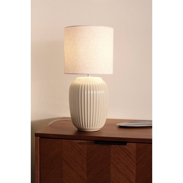 Bēša keramikas galda lampa (augstums 41,5 cm) Karlsson – Jotex-image-1