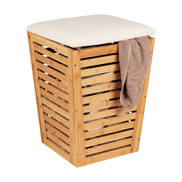 Bambusa veļas grozs 55 l – Wenko-image-2