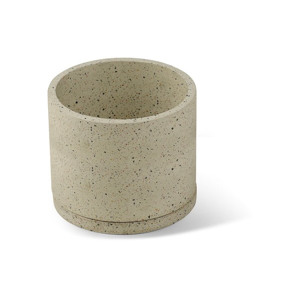 Balts puķu pods Bonami Selection Terrazzo, ø 26 cm-image-2